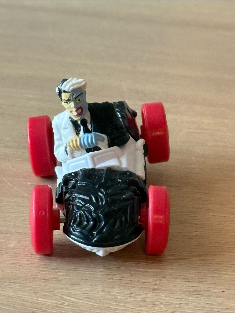 Vintage 1993 Batman The Animated Series Two Face Flip Car McDonalds Toy